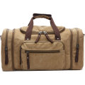 8642 Blue Coffee Black Kahki Zatous Oversized Canvas Travel Duffel Bag with Big Capacity Weekend Bag